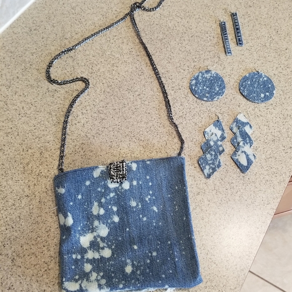 Denim Crossbody Bag - Picture 2 of 2